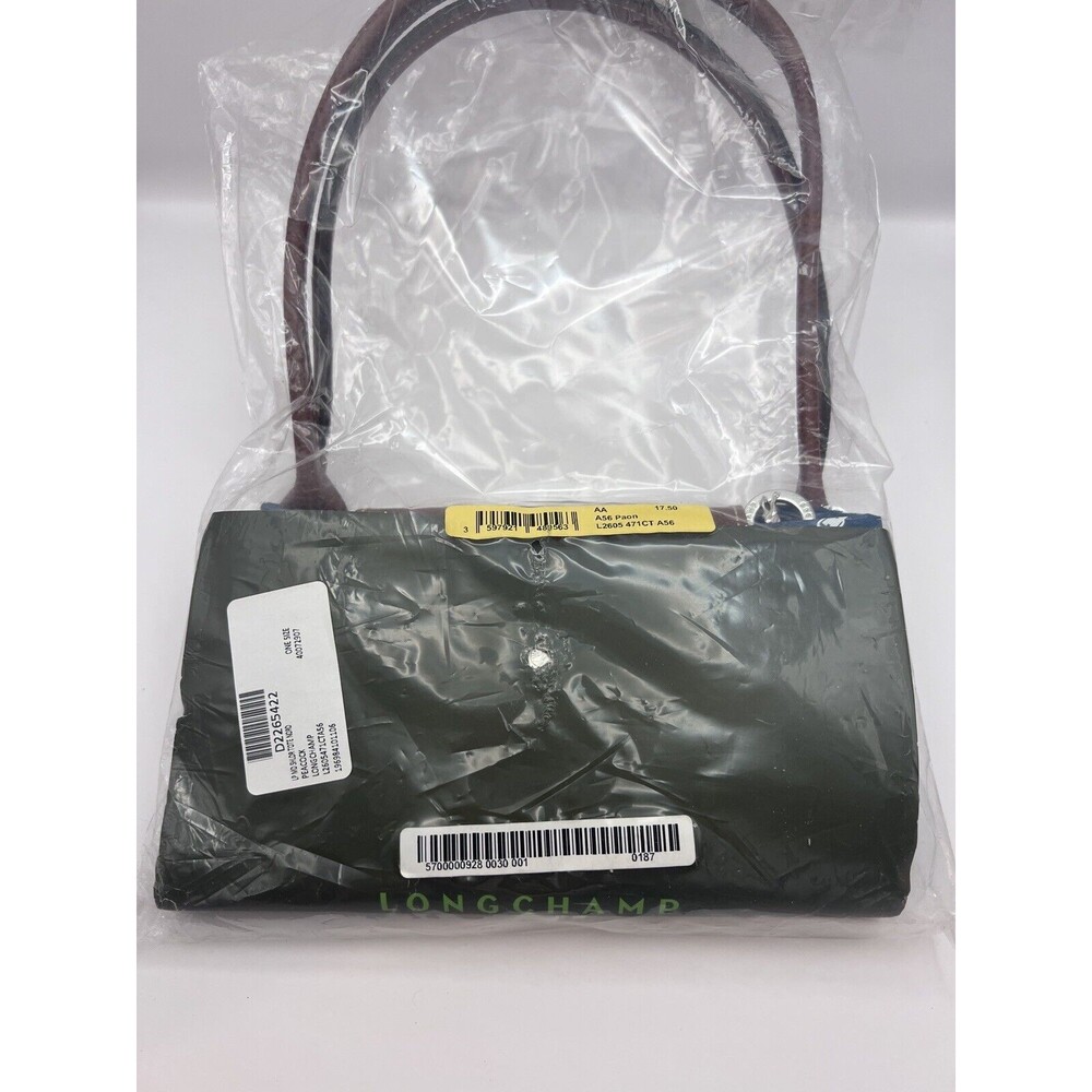 Longchamp Le Pliage Panther Print Nylon Shoulder Bag Color Peacock New no tag - Picture 6 of 6